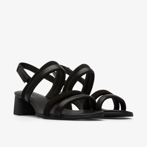 Camper Katie Womens Sandals US-94001 Black Sale Clearance